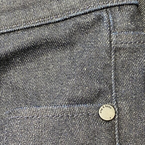 NEW RAG & BONE Cigarette Leg Skinny Jeans Dark Indigo Size 26 – Stretch DeniM - Picture 7 of 8